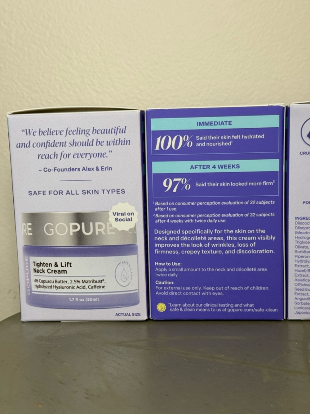 Tighten & Lift Neck Cream — Purple - Picture 3 of 4